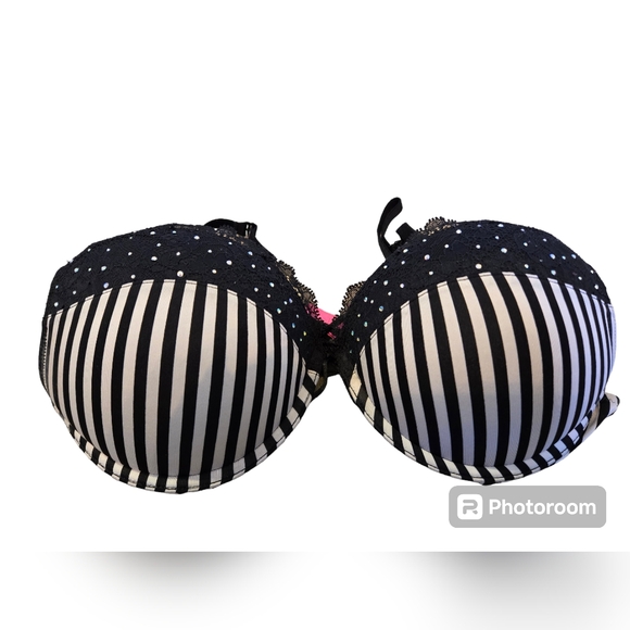 La Senza HELLO SUGAR Striped with Jewels Push up Bra - Picture 1 of 5